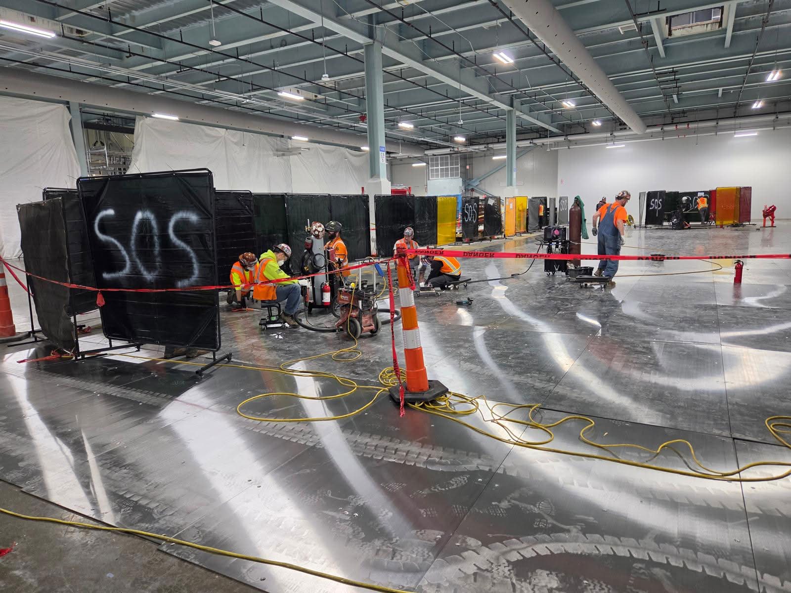 Structural construction progress photo